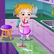 Игра Малышка Хейзел: Уборка
