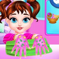 Игра Малышка Тейлор: уход за руками