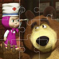 Игра Маша и Медведь: сборник пазлов