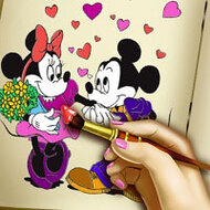 Игра Минни Маус раскраски