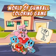 Игра Мир Гамбола: раскраски
