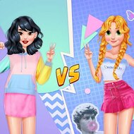 Игра Модная битва: колор блок и Y2K