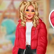 Игра Модные дивы в пуховиках