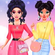 Игра Модные образы для подруг