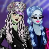 Игра Монстер Хай идут на концерт