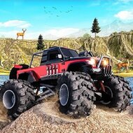 Игра Монстр-трак в горах