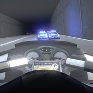 Игра Мотоцикл против полиции