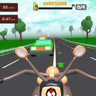 Игра Мотогонки с трафиком