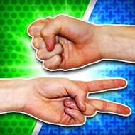 Игра На двоих камень ножницы бумага