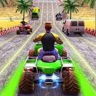 Игра На квадроцикле по шоссе