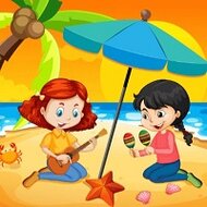 Игра Найди отличия на пляже