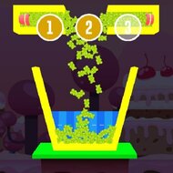 Игра Наполни конфетами емкость