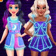 Игра Неоновая мода