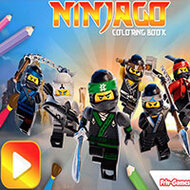Игра Ниндзяго: раскраска