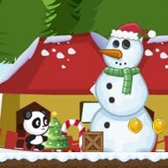 Игра Новогодняя панда