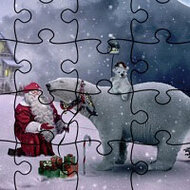 Игра Новогодние пазлы и поиск объектов