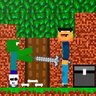 Игра Нуб против зомби