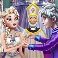 Игра Свадьба Эльзы и Джека: одевалка