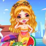 Игра Одевалка пляж