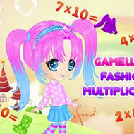 Игра Одевалка с примерами на умножение