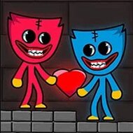 Игра Огонь и Вода Киси и Хаги