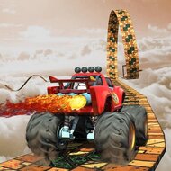 Игра Опасные гонки на монстр-траке