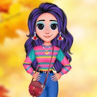 Игра Осенний стиль для Вайлет из Суперсемейки