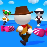 Игра Падающие ребята: на двоих