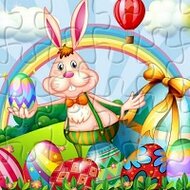 Игра Пасха: детские пазлы