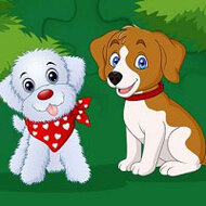 Игра Пазлы щенки