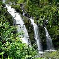 Игра Пазлы водопад