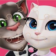 Игра Пазлы Анжела и Том