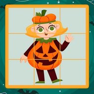 Игра Пазлы на Хэллоуин