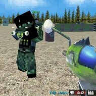 Игра Пейнтбол в Майнкрафте