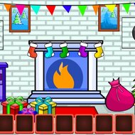 Игра Побег из дома cнеговика