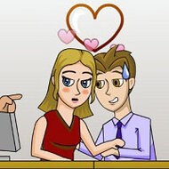 Игра Поцелуи на работе