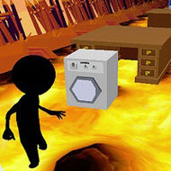 Игра Пол – это лава: бегалка Стикмена