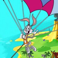 Игра Полет Багза Банни на парашюте