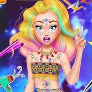 Игра Прическа на музыкальный фестиваль