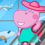 Игра Приключения бегемотов в аэропорту