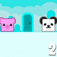 Игра Приключения панды с поросенком 2