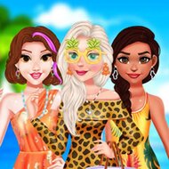 Игра Принцессы на вечеринке у бассейна