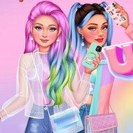 Игра Принцессы в стиле единорогов