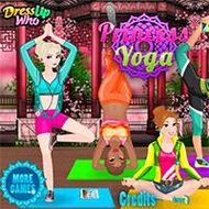 Игра Принцессы на йоге