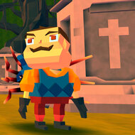 Игра Привет Сосед Альфа 3: битва на кладбище 