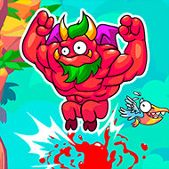 Игра Прыгучий монстр