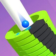 Игра Прыжки шарика Хеликс Джамп