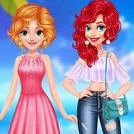 Игра Путешествие принцесс на воздушном шаре