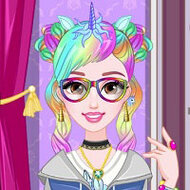 Игра Радужная причёска