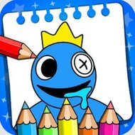 Игра Радужные друзья раскраски